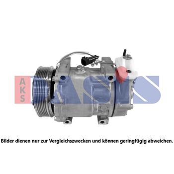 Compressor, air conditioning -- AKS DASIS, FORD, FIESTA V (JH_, JD_), ...