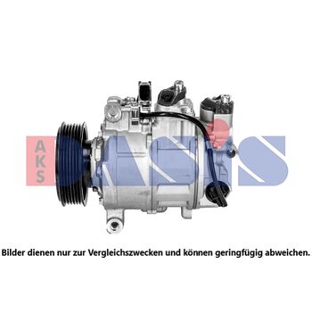 Kompressor, Klimaanlage AKS DASIS 852727N für VW PHAETON (3D1, 3D2, 3D3, 3D4, …