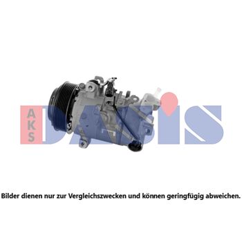 Kompressor, Klimaanlage AKS DASIS 852902N für RENAULT MEGANE III Schrägheck (BZ0…