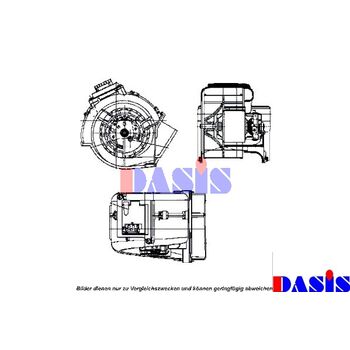 Innenraumgebläse AKS DASIS 870740N