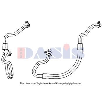 Low Pressure Line, air conditioning -- AKS DASIS, FORD, MONDEO IV...